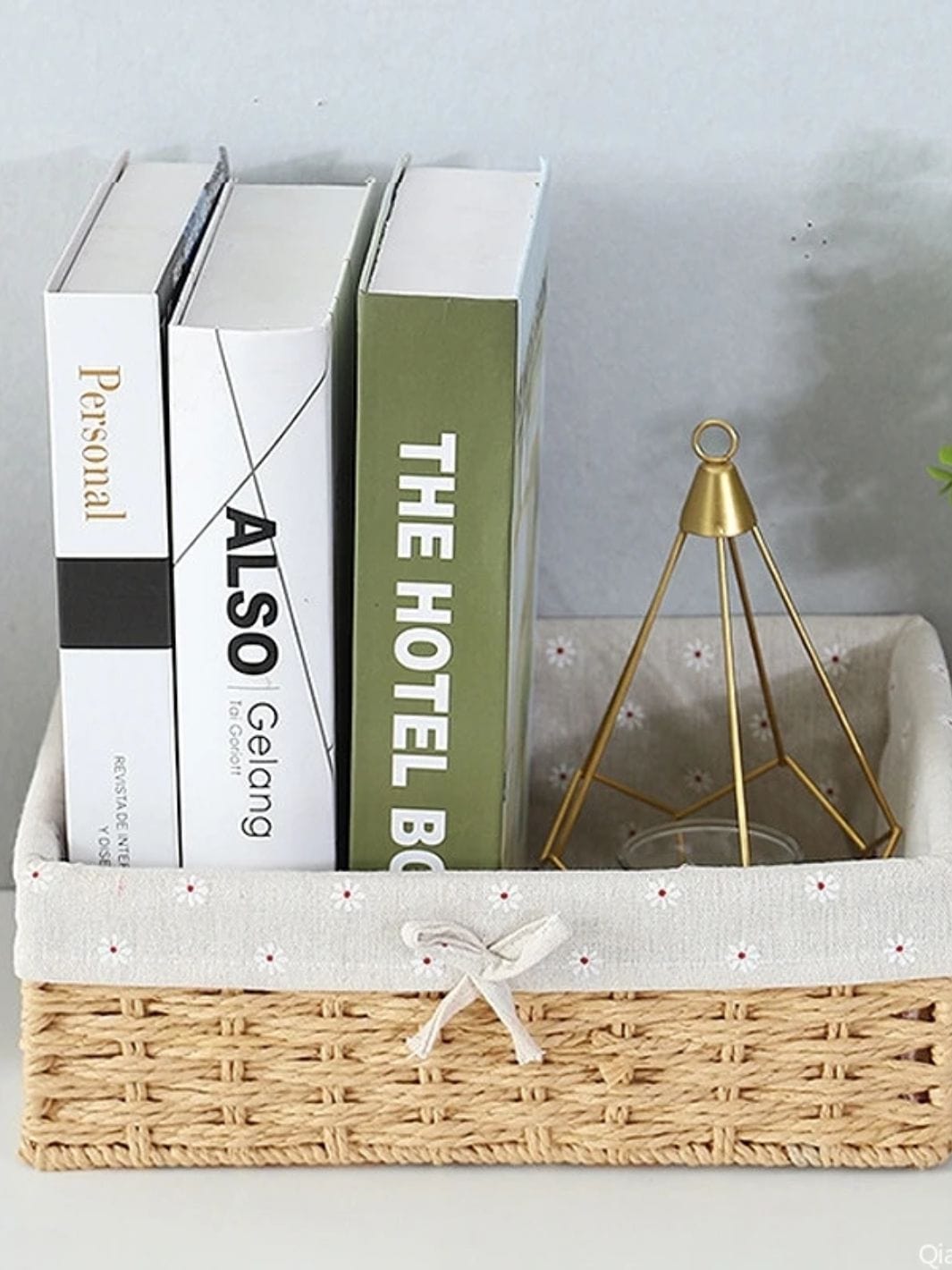 Petit panier osier rangement