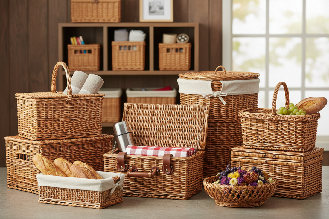 Guide complet du panier en osier : usages, styles et choix