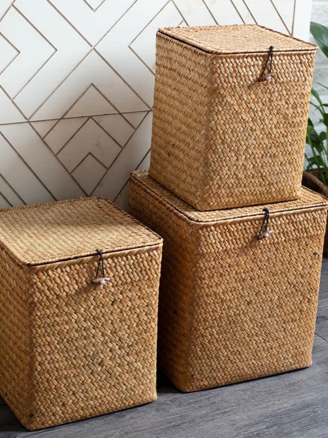 Boite de rangement osier