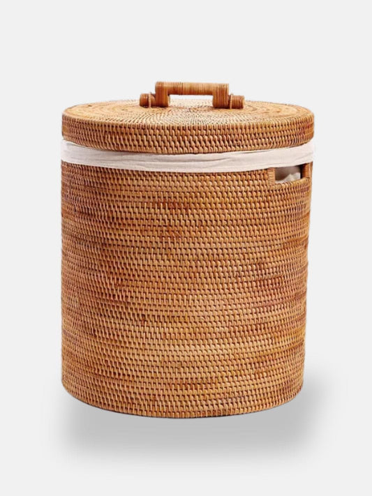 Panier en osier pour le linge H 45 cm | D 40 cm