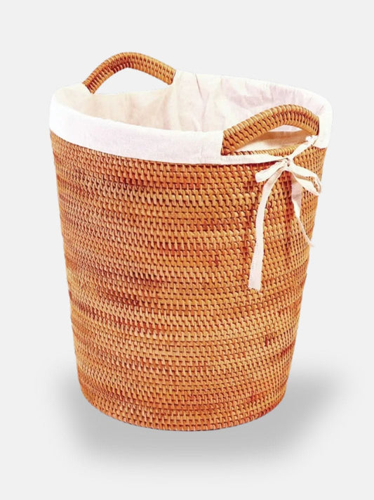 Panier linge en osier H 42 cm | D 38 cm