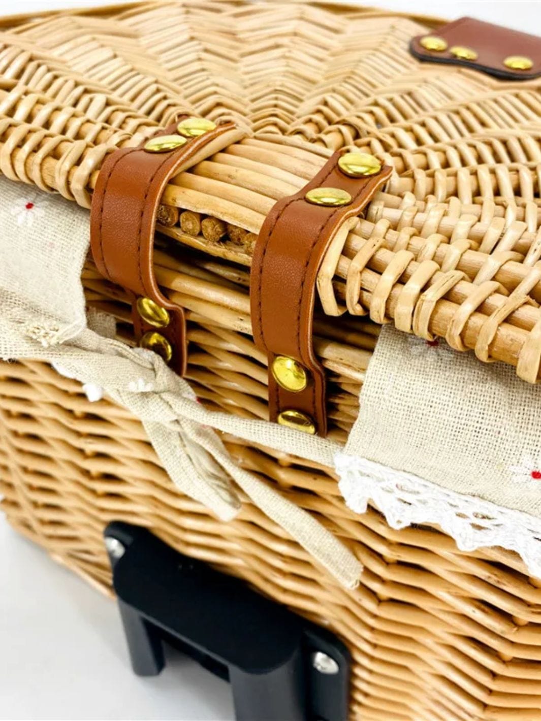 Panier osier pour vélo 30x22 cm