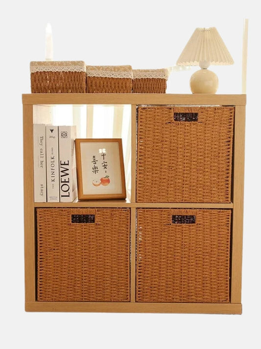 Panier osier rangement jouets