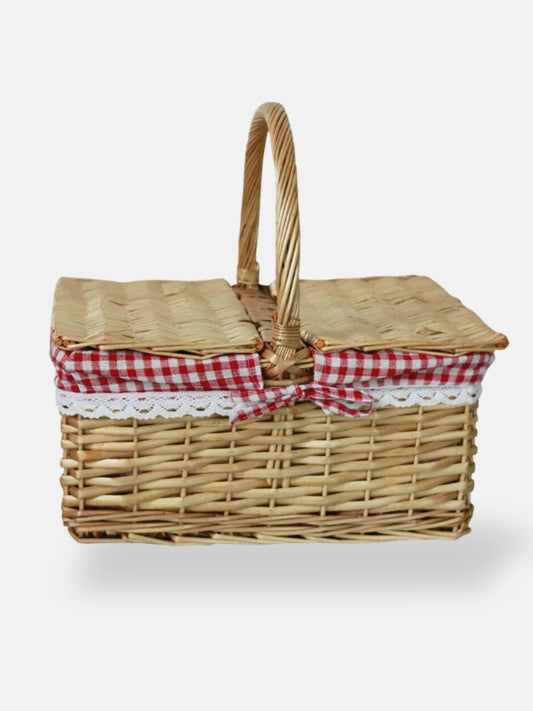 Panier pique-nique en osier 20x30 cm