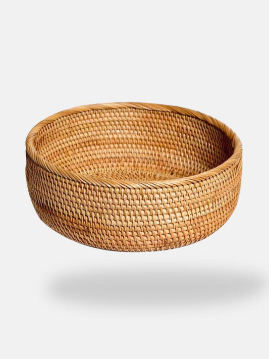 Petit panier en osier rond 20.3x6.5cm