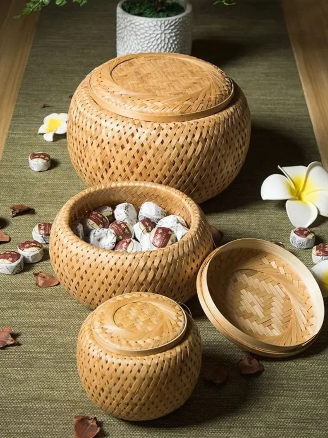 Petit panier léger en osier