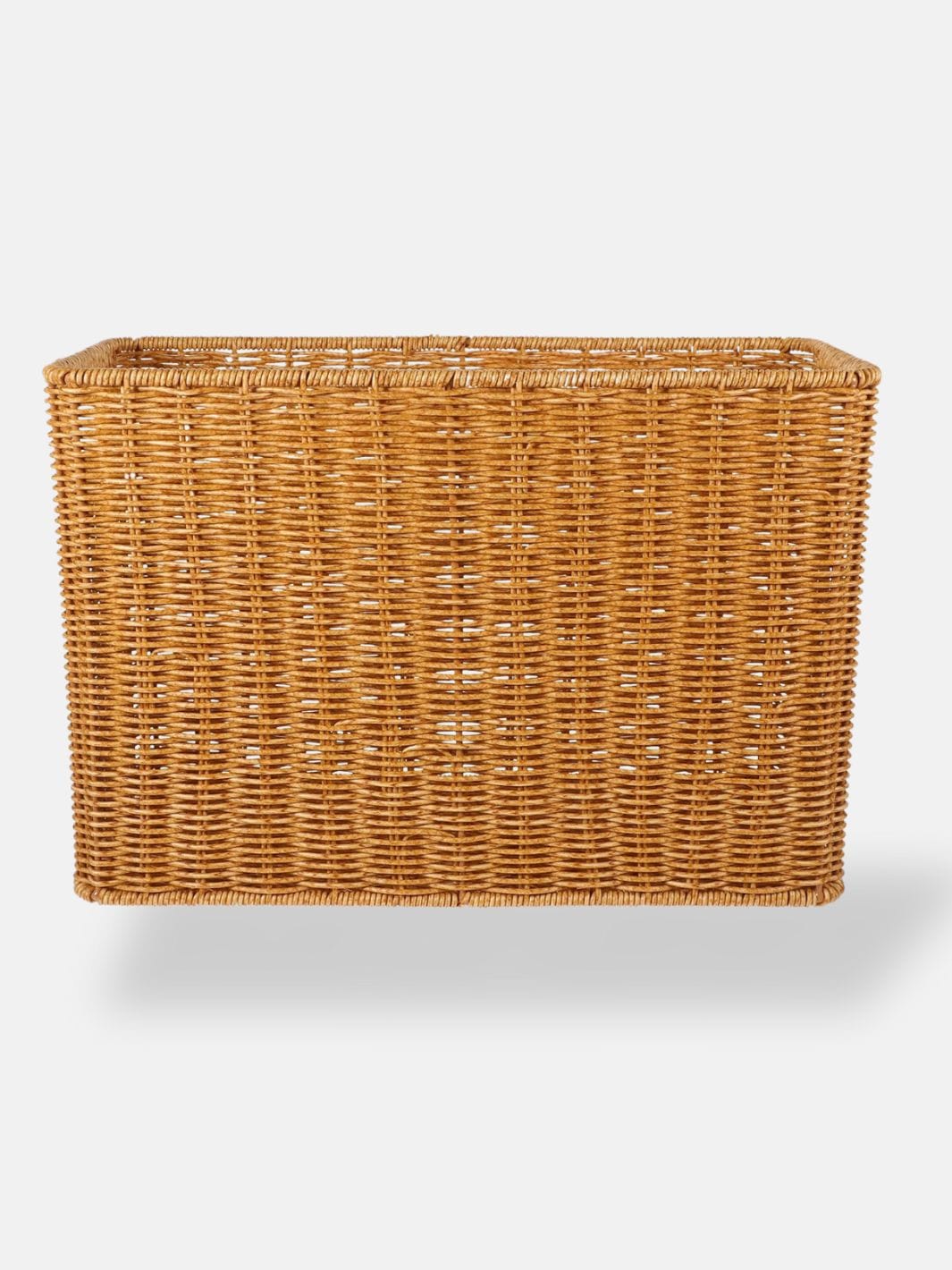 Rangement panier en osier 38x26x15 cm